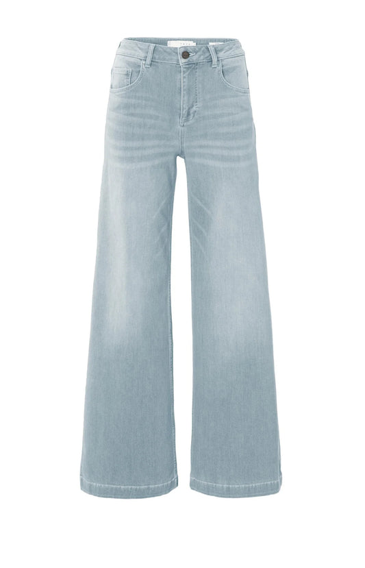 JEANS MET HOGE TAILLE LIGHT BLUE | YAYA