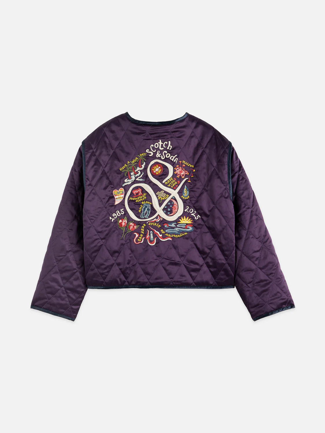 THE 40TH ANNIVERSARY EMBROIDERED REVERSIBLE SOUVENIR JACKET | SCOTCH & SODA