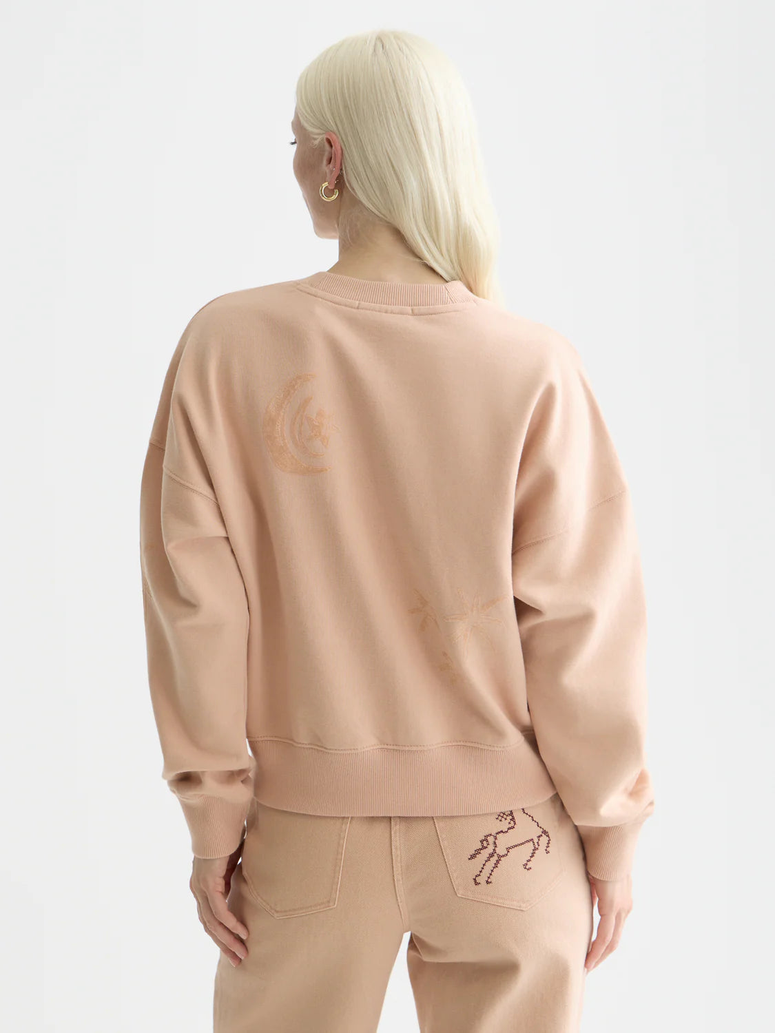 RELAXED FLOCK PRINT SWEATSHIRT | SCOTCH & SODA