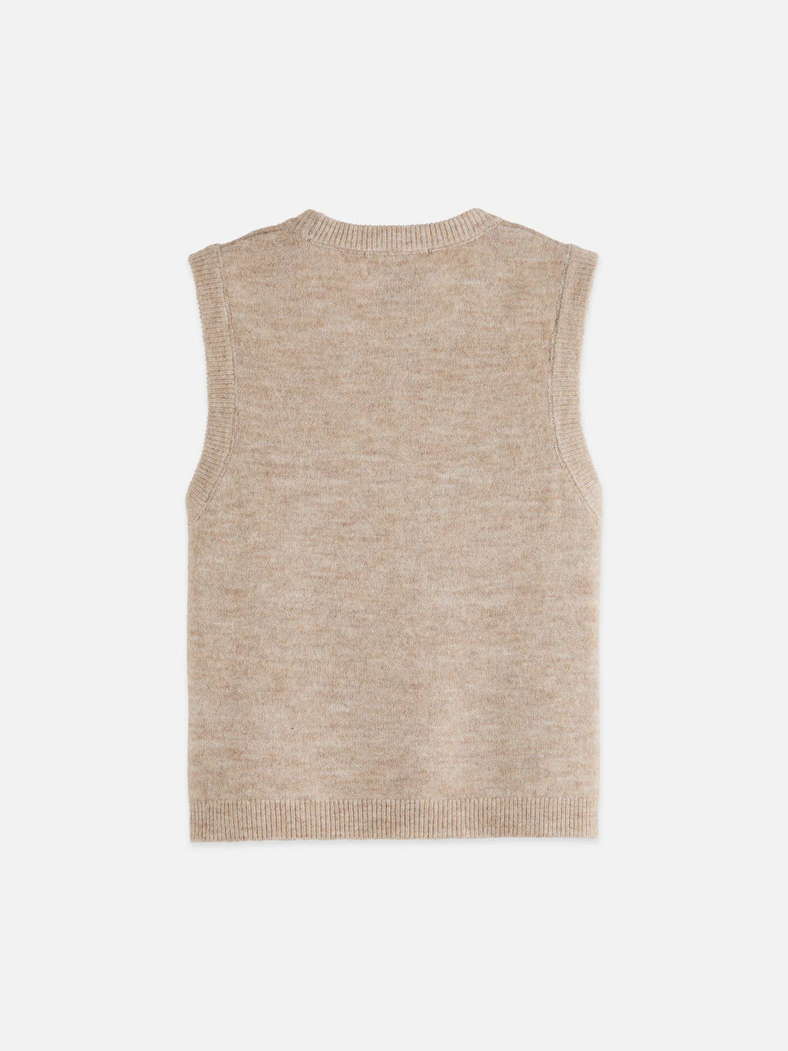 EMBROIDERED CREW NECK KNITTED TANK | SCOTCH & SODA