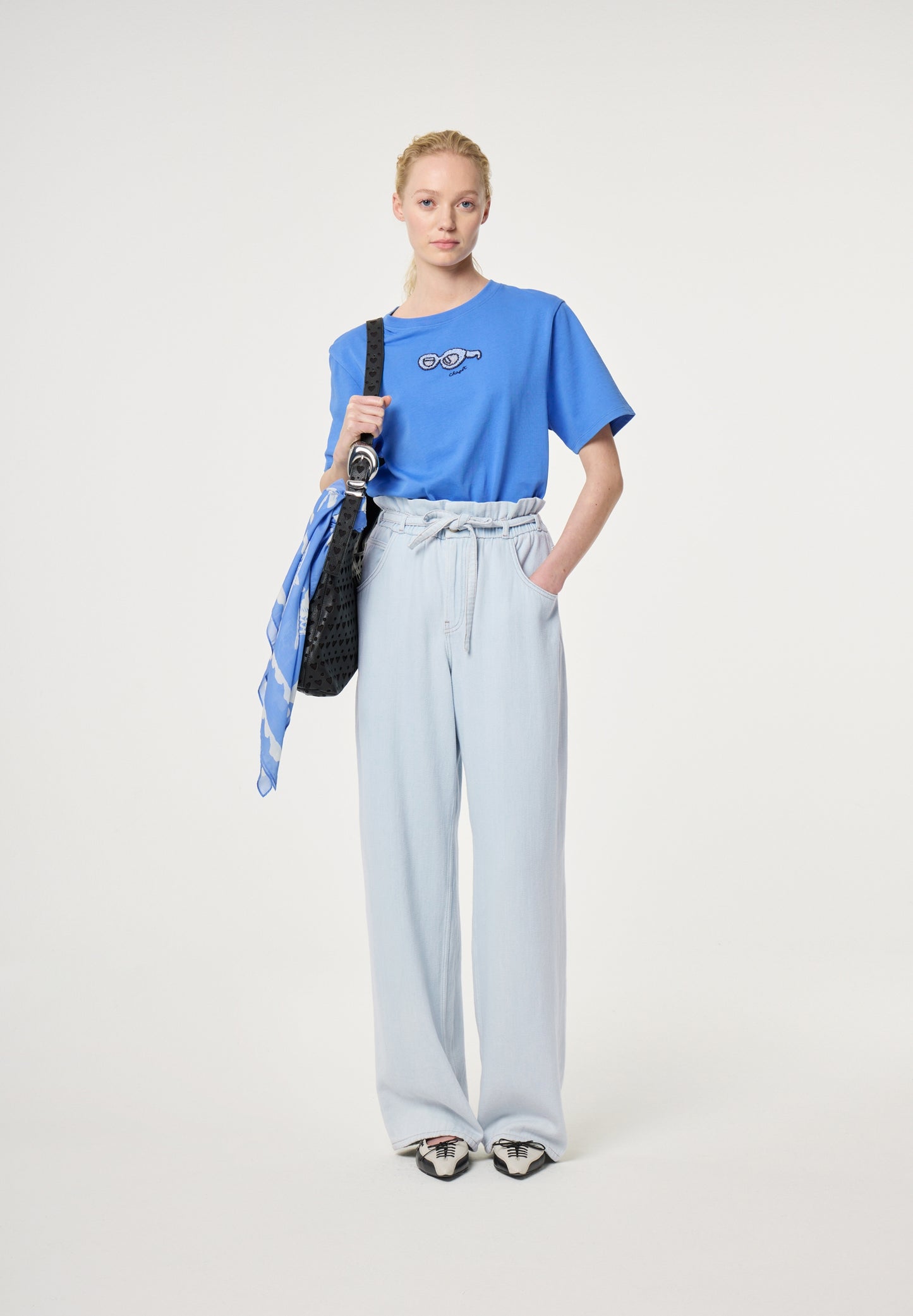 PEARL T-SHIRT MARINA BLUE | FABIENNE CHAPOT