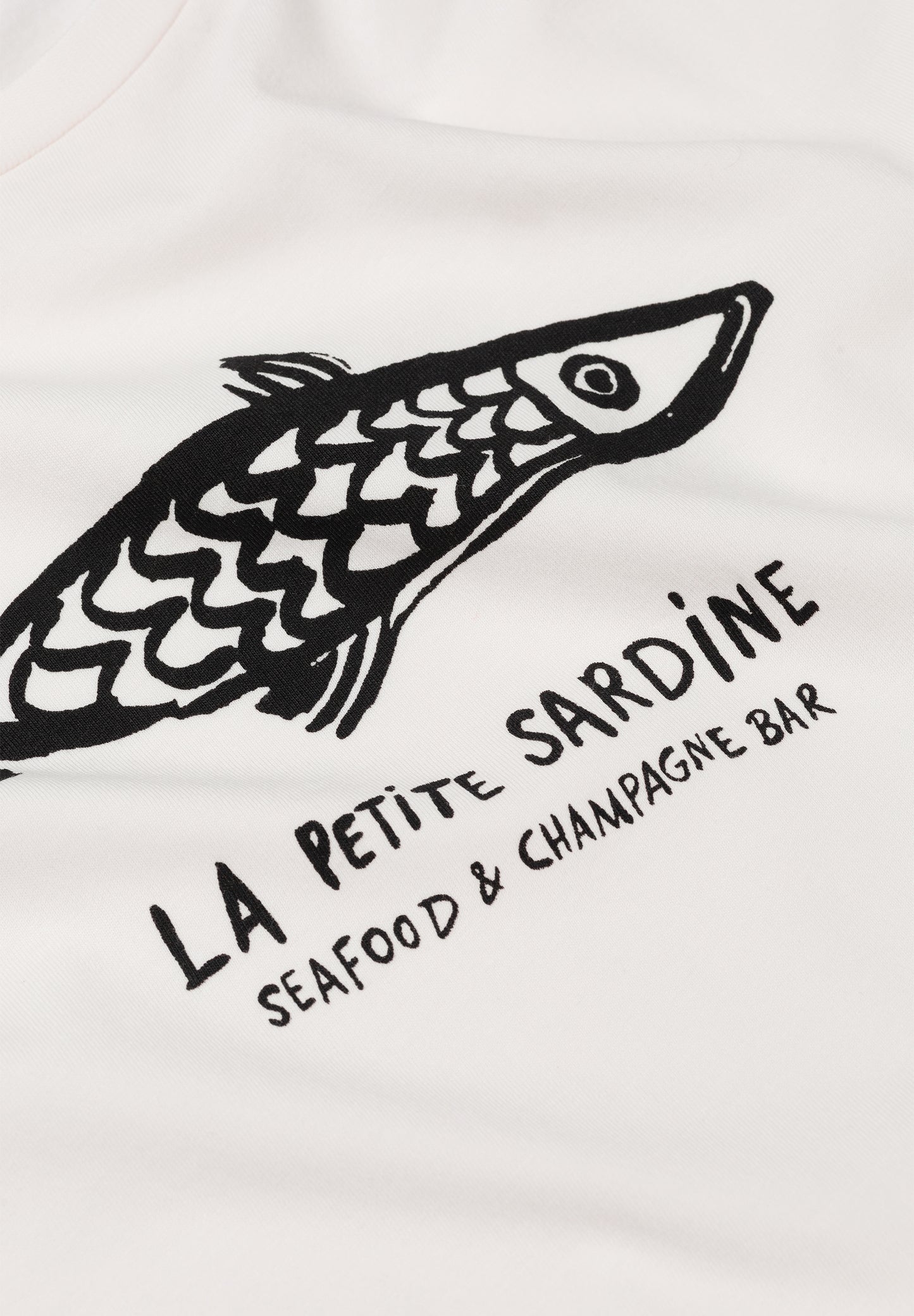 FAY T-SHIRT COSY WHITE BLACK | FABIENNE CHAPOT