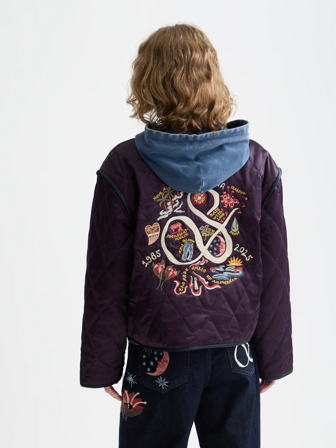 THE 40TH ANNIVERSARY EMBROIDERED REVERSIBLE SOUVENIR JACKET | SCOTCH & SODA