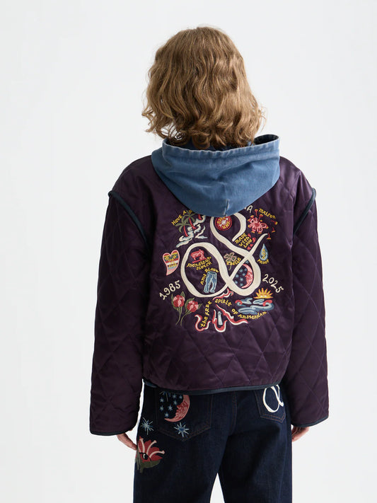 THE 40TH ANNIVERSARY EMBROIDERED REVERSIBLE SOUVENIR JACKET | SCOTCH & SODA