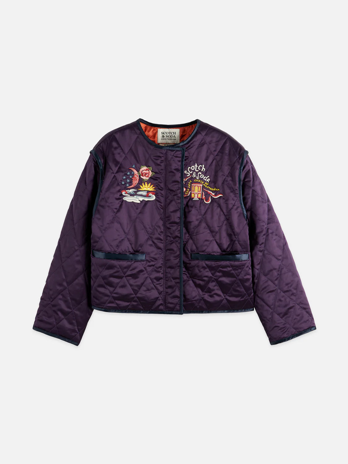 THE 40TH ANNIVERSARY EMBROIDERED REVERSIBLE SOUVENIR JACKET | SCOTCH & SODA