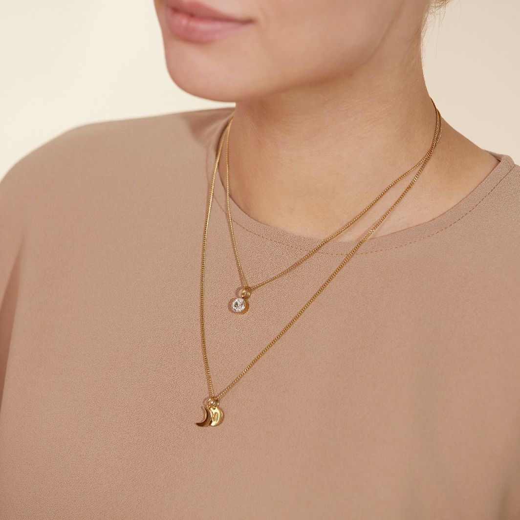 CHARMENTITY CHAIN CURB 50 CM GOLD | EDBLAD