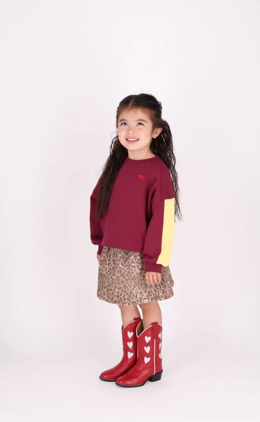 BILLY SWEATER BURGUNDY FULL HOUSE | THE NEW CHAPTER