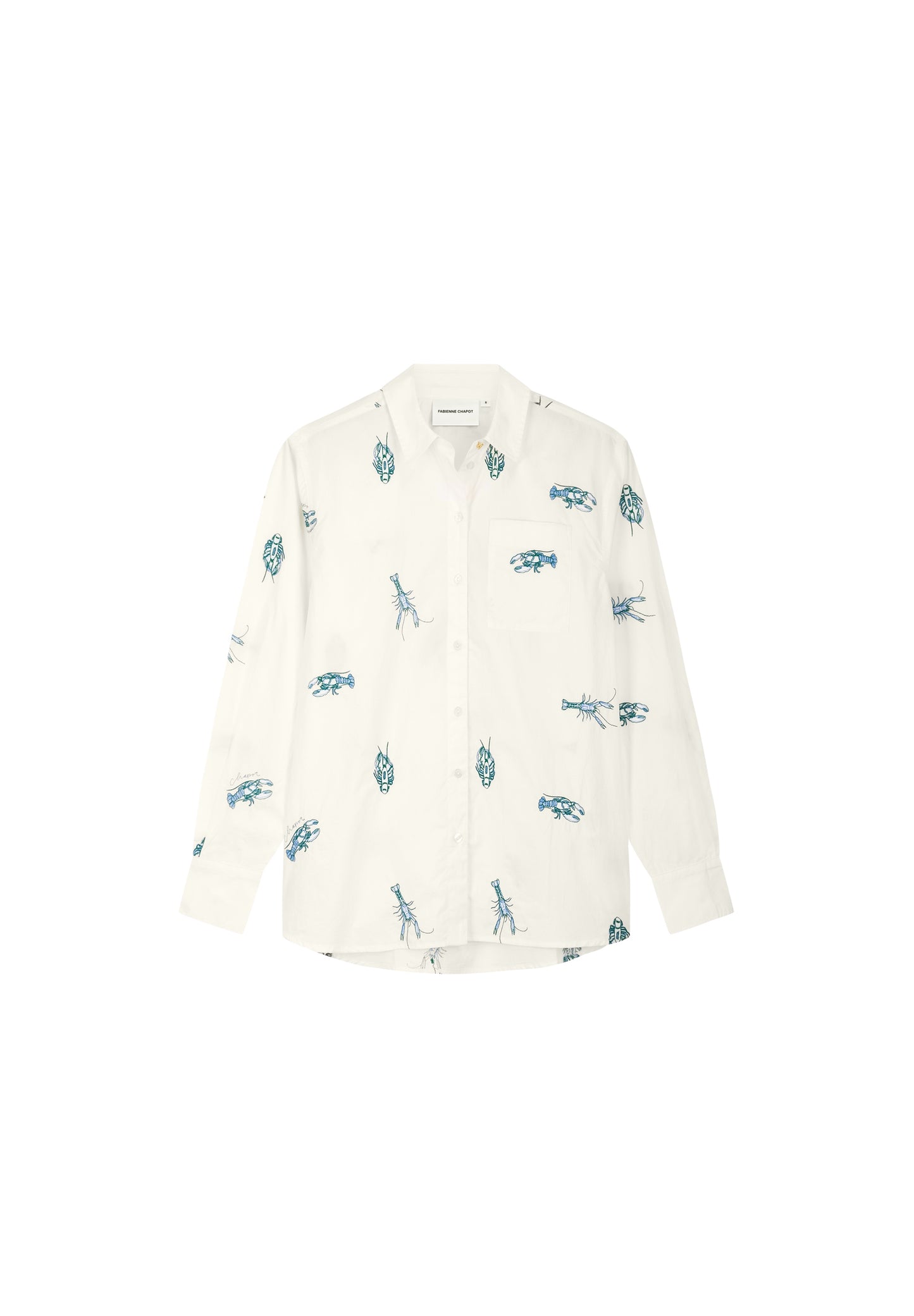 ALEX LANGOUSTINE BLOUSE COSY WHITE | FABIENNE CHAPOT