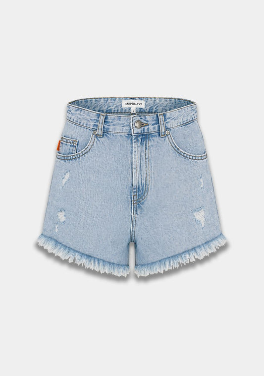 YVE SHORT LIGHT BLUE | HARPER & YVE