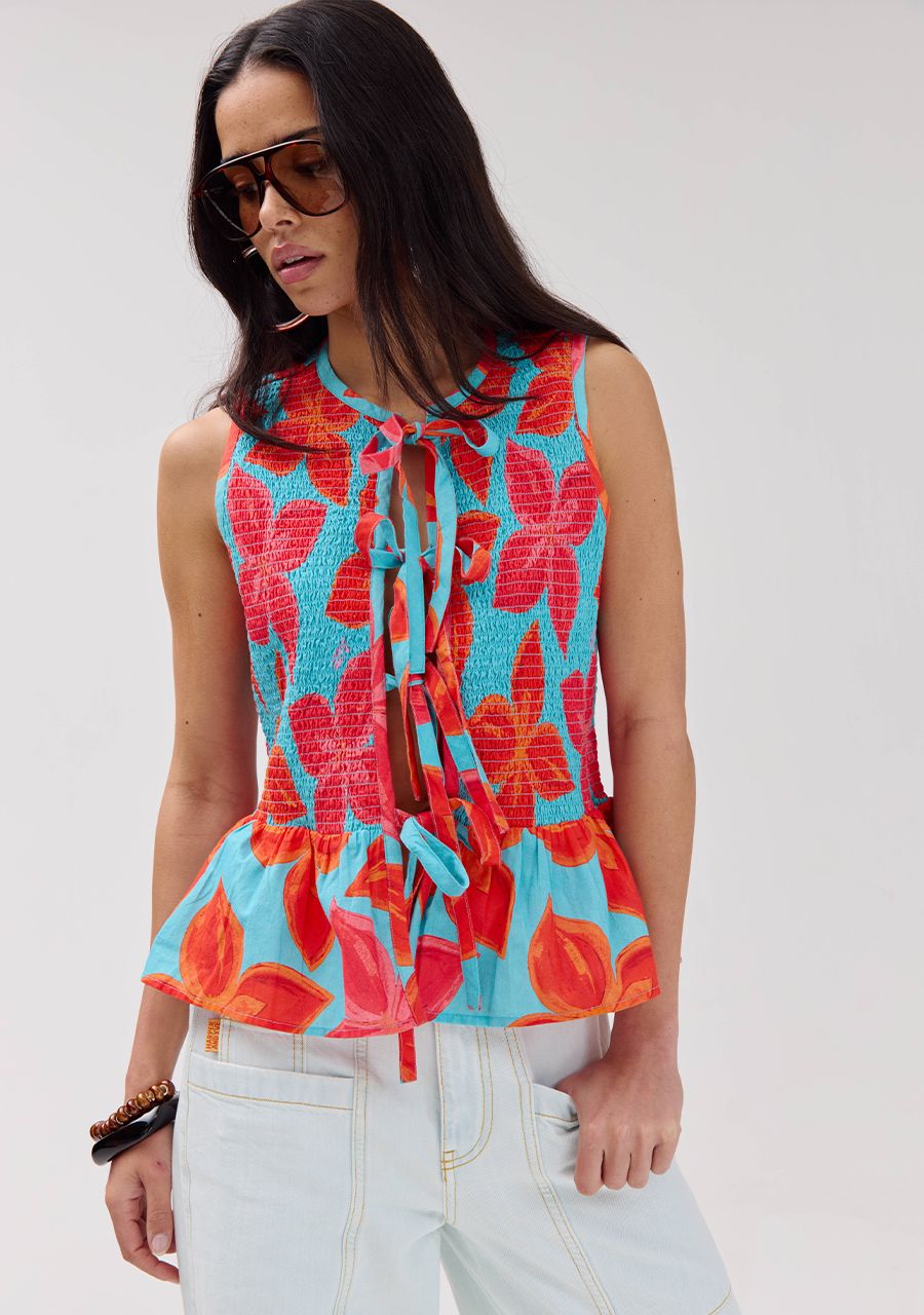 TOP CINDY FRAGILE FLOWER | HARPER & YVE