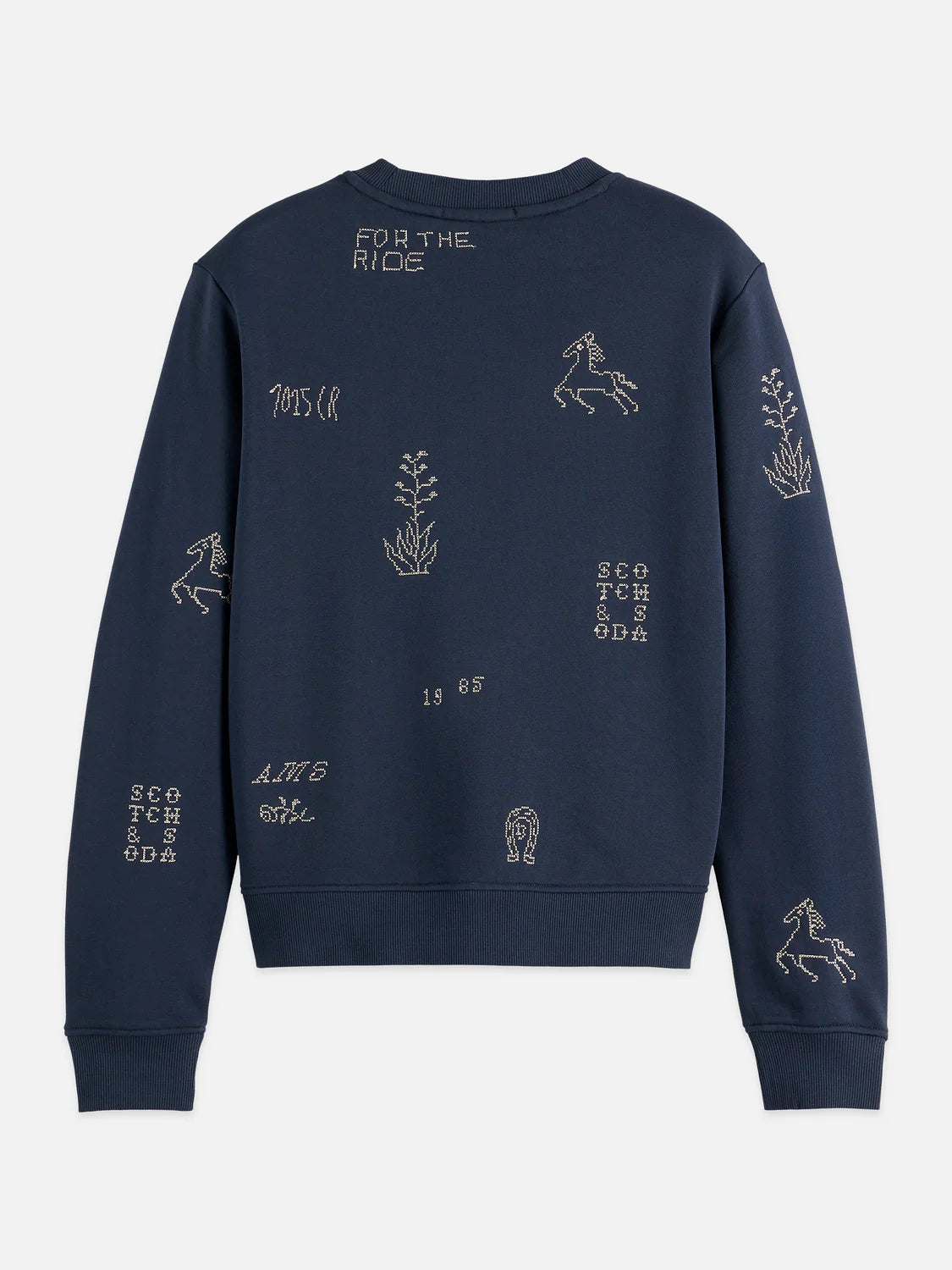 EMBROIDERED SWEATSHIRT | SCOTCH & SODA