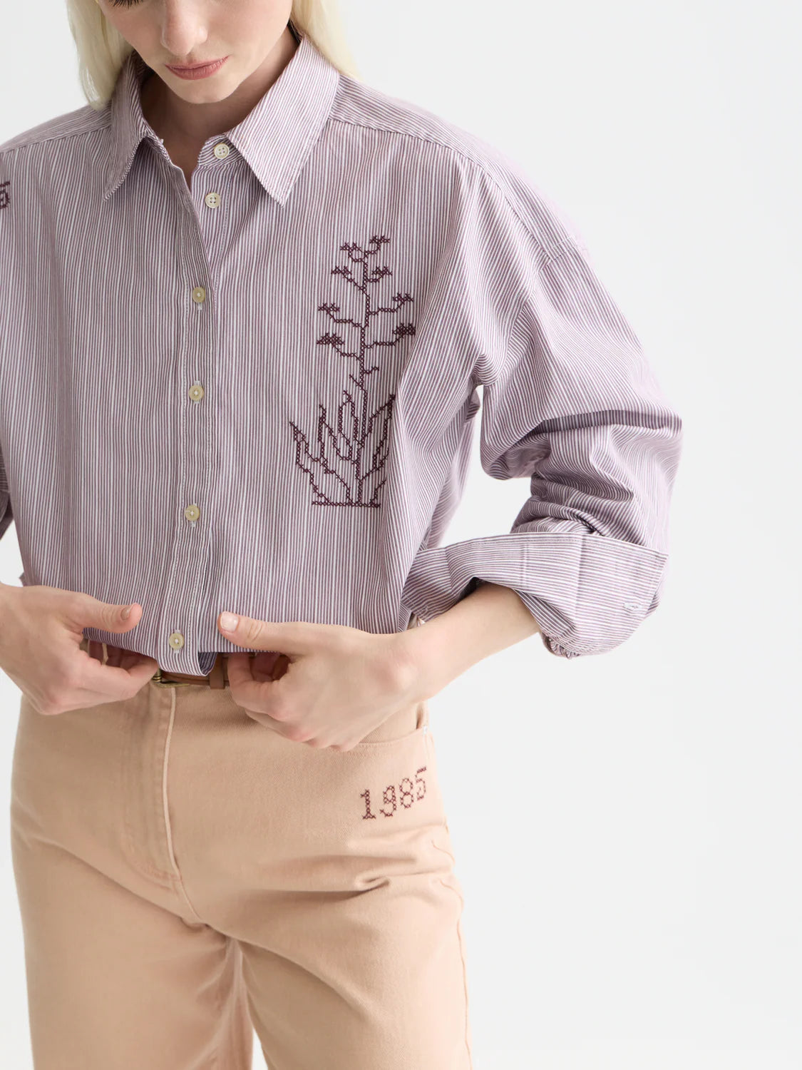 EMBROIDERY GIRLFRIEND SHIRT | SCOTCH & SODA