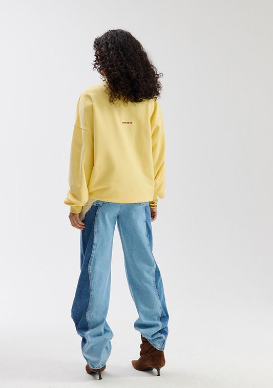 SWEATER LEX GEEL SS26 | HARPER & YVE