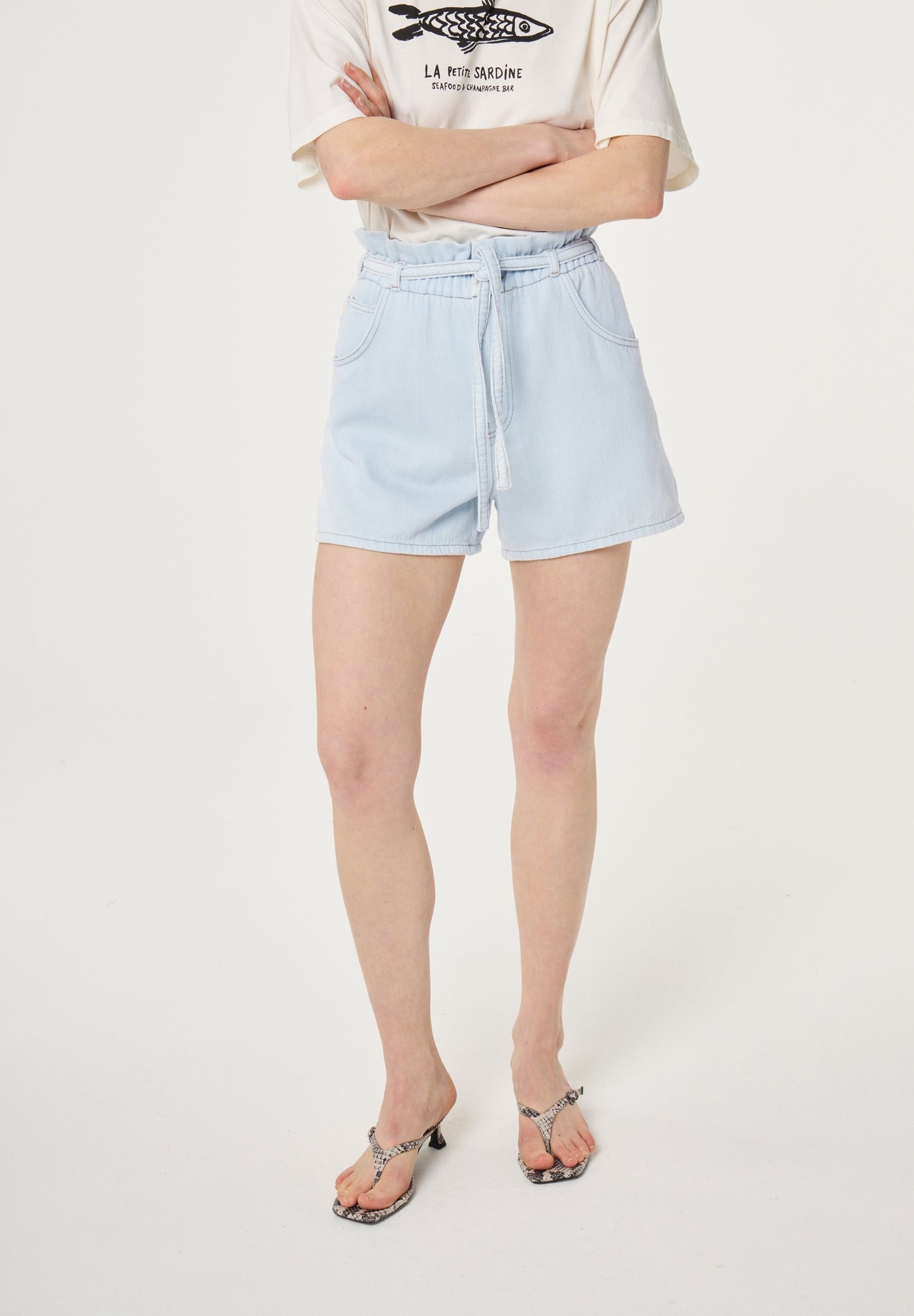 BIGGY SHORT LIGHT BLUE | FABIENNE CHAPOT