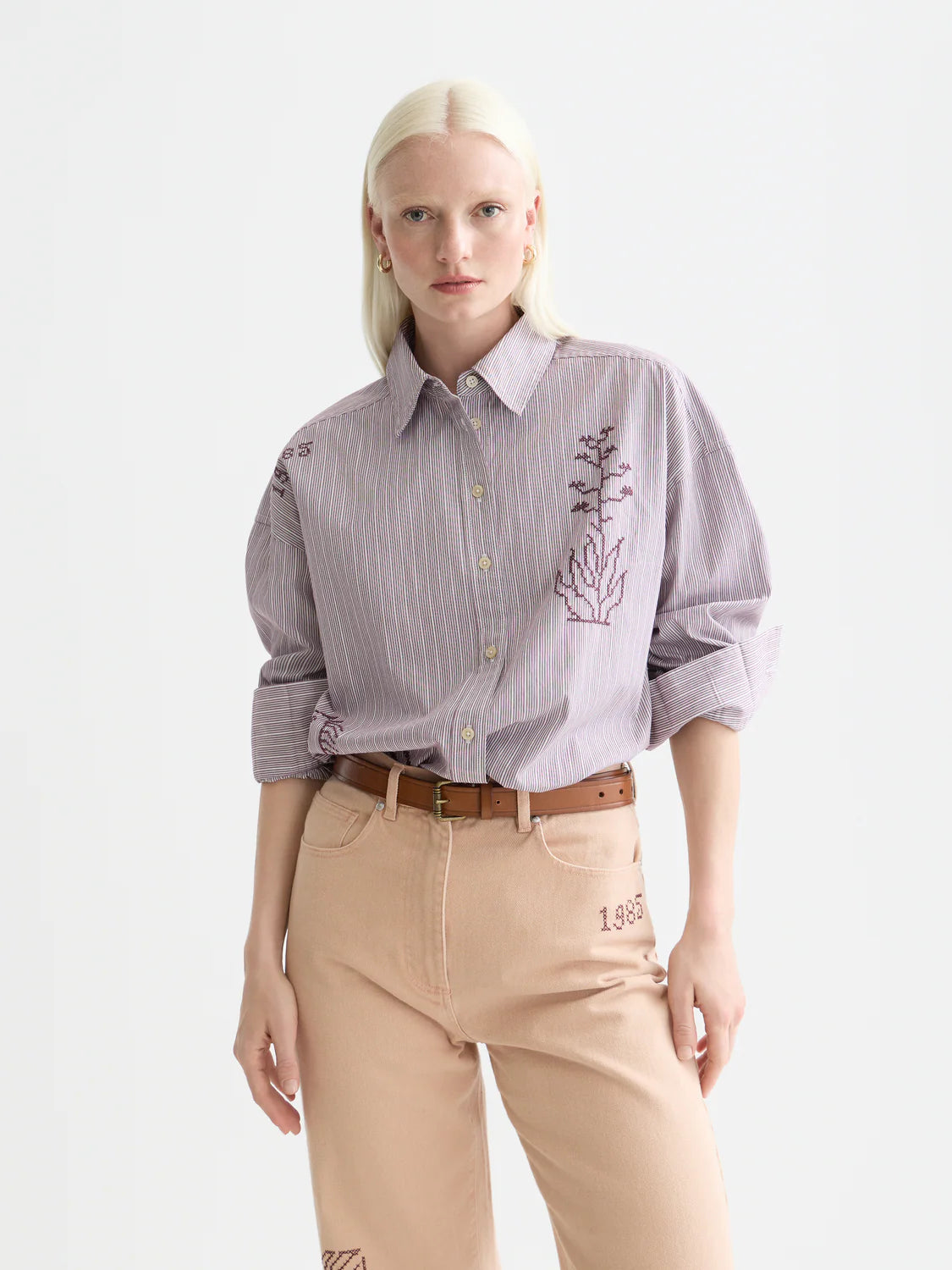 EMBROIDERY GIRLFRIEND SHIRT | SCOTCH & SODA