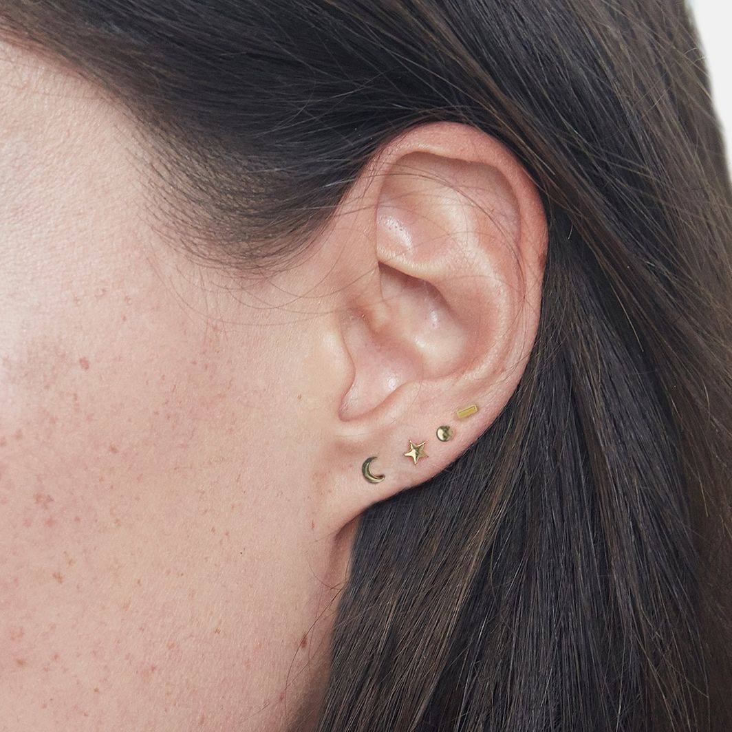 ONE STUDS AUTUMN GOLD SET VAN 4 | EDBLAD