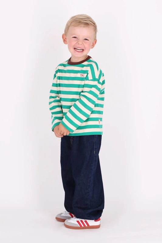 LOU LONGSLEEVE STRIPES GROEN | THE NEW CHAPTER