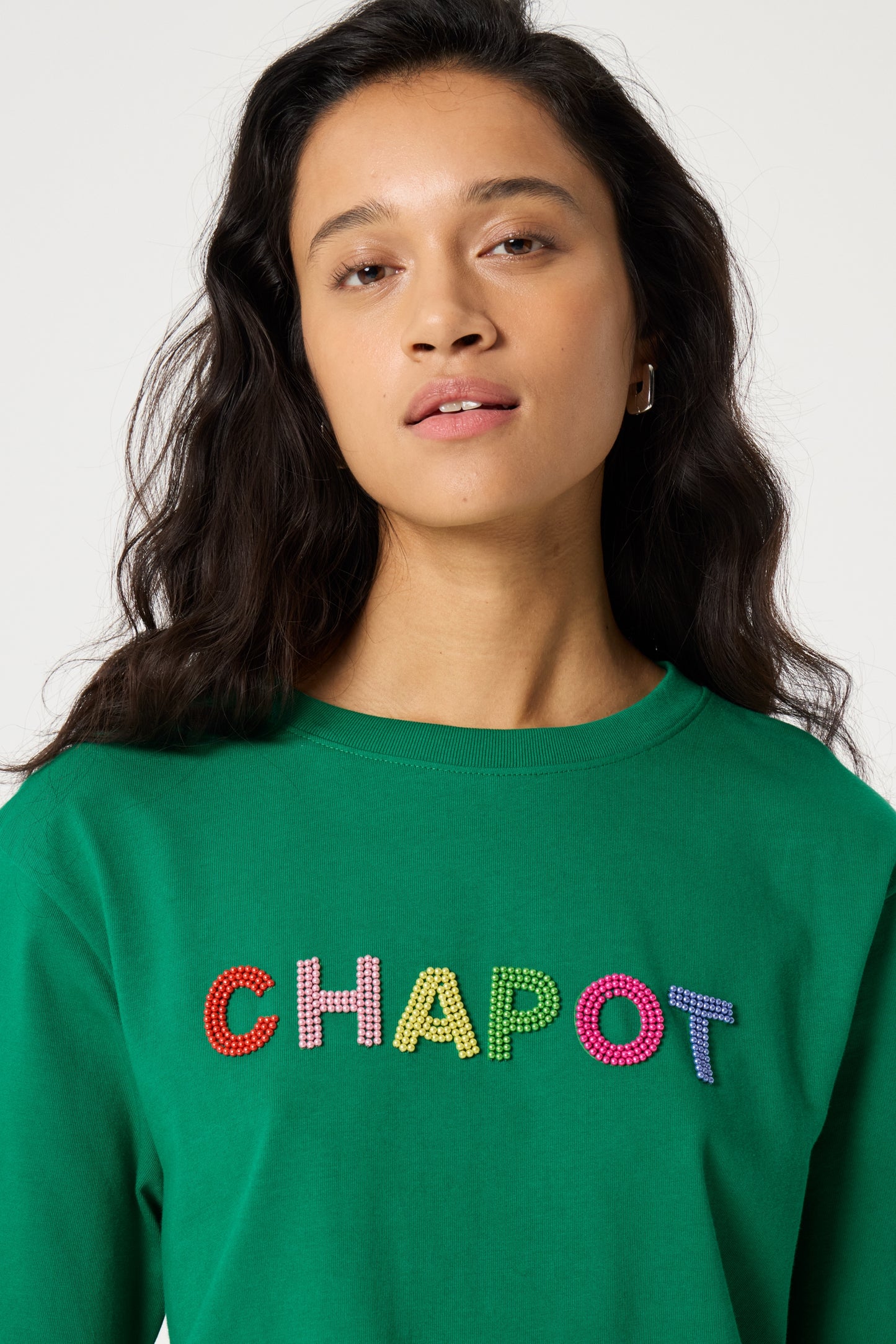PEARL T-SHIRT EVERGREEN | FABIENNE CHAPOT