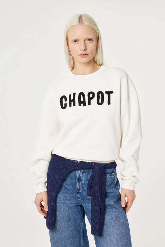TERRY SWEATER COSY WHITE | FABIENNE CHAPOT