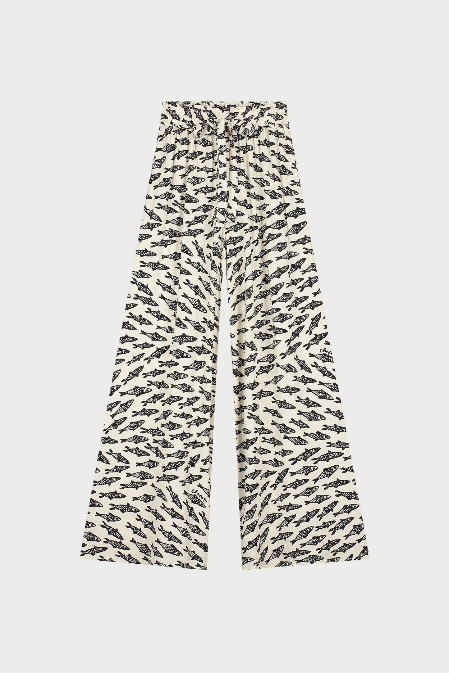 PALAPA TROUSERS COSY WHITE BLACK | FABIENNE CHAPOT
