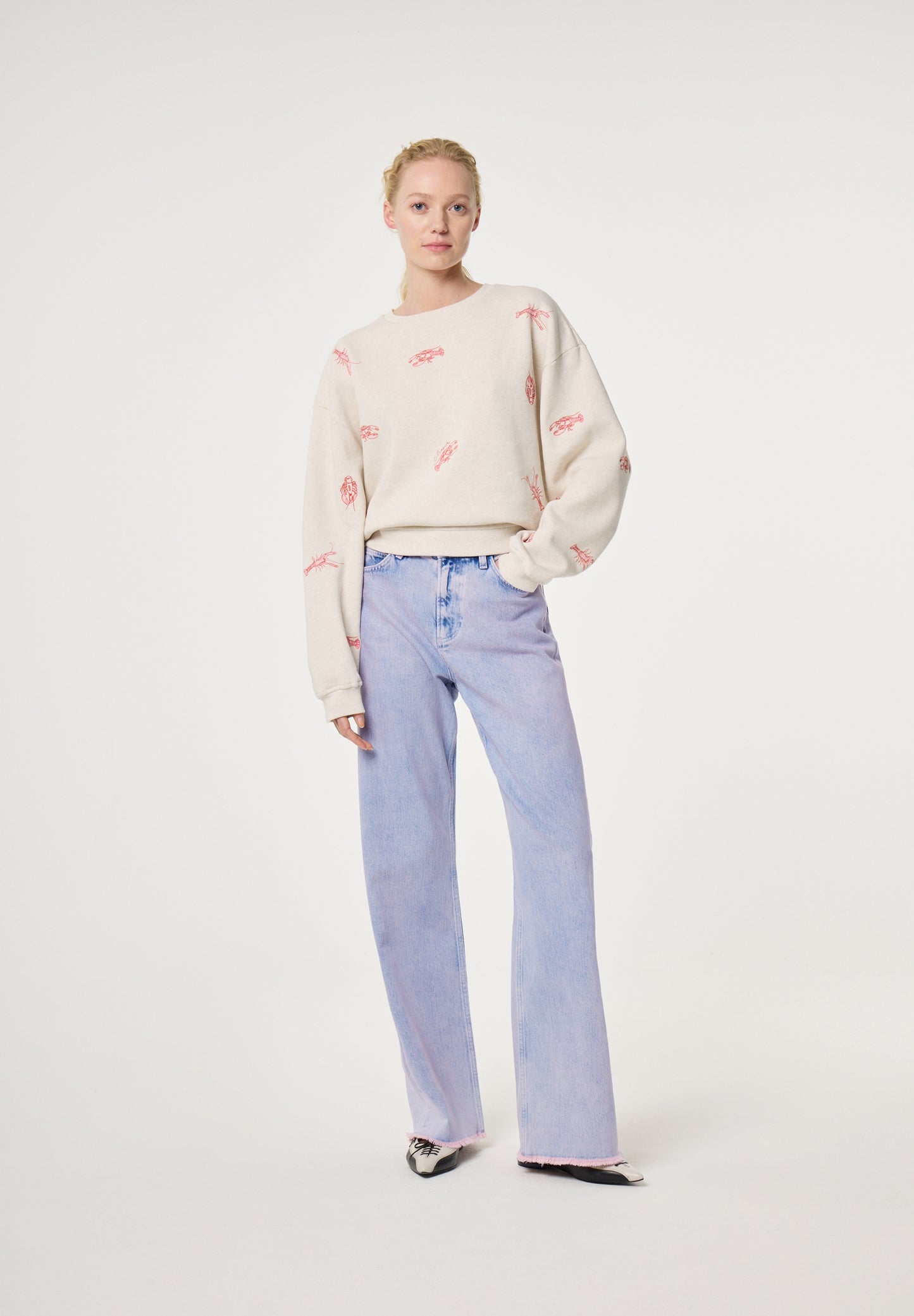 TERRY SWEATER OATMEAL MELANGE | FABIENNE CHAPOT
