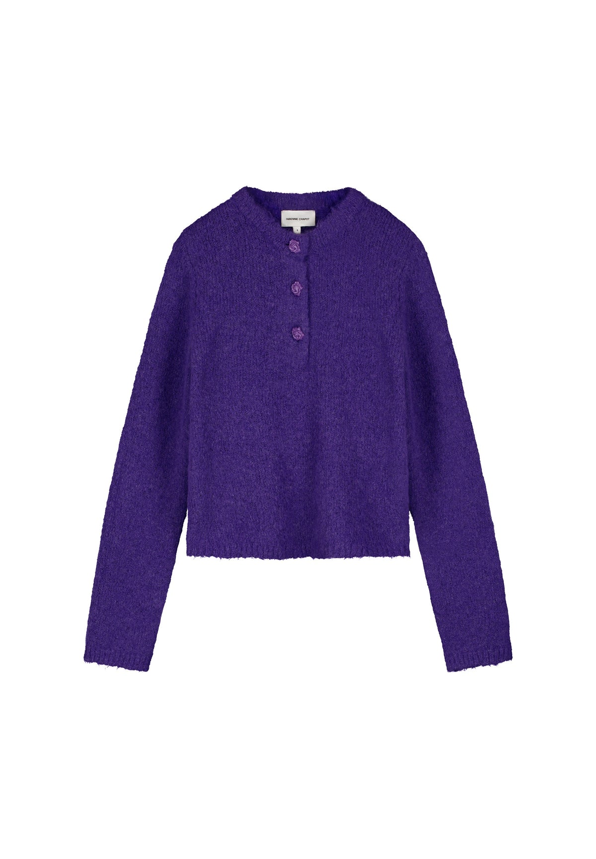 COCO PULLOVER LS DEEP PURPLE | FABIENNE CHAPOT