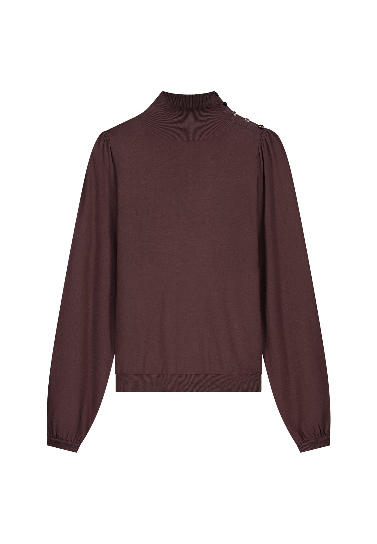 MOLLY TURTLENECK PULLOVER COCOA | FABIENNE CHAPOT