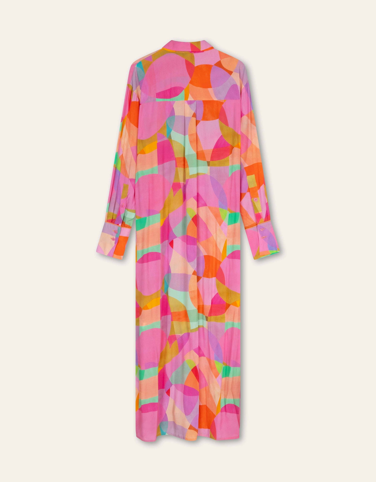 DIERAMA LONG SLEEVES DRESS PRISM PINK | OILILY