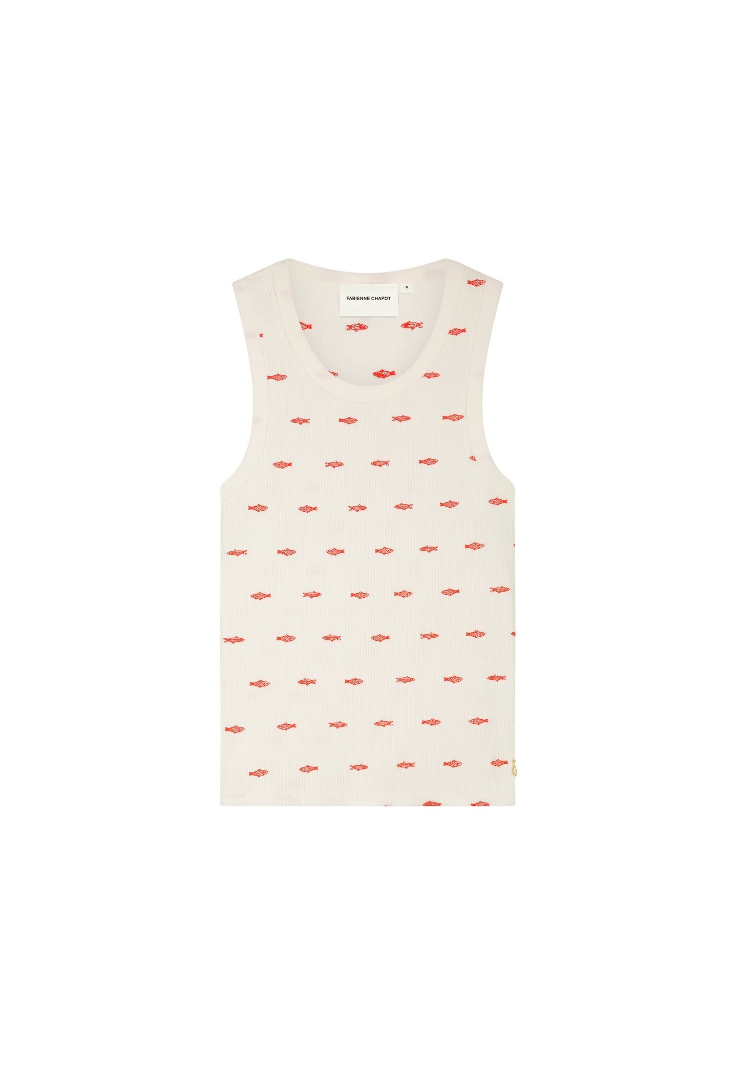 TANJA JERSEY TANK TANGERINE TANGO | FABIENNE CHAPOT