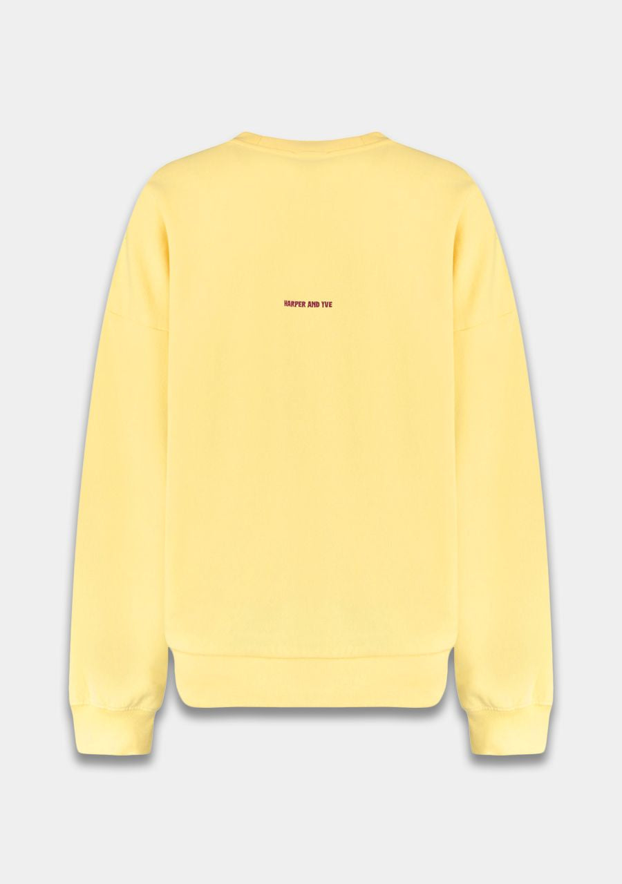 SWEATER LEX GEEL SS26 | HARPER & YVE