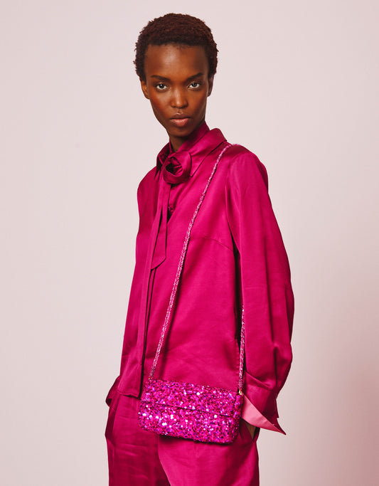 BRONDA BLOUSE BOUGAINVILLE | OILILY