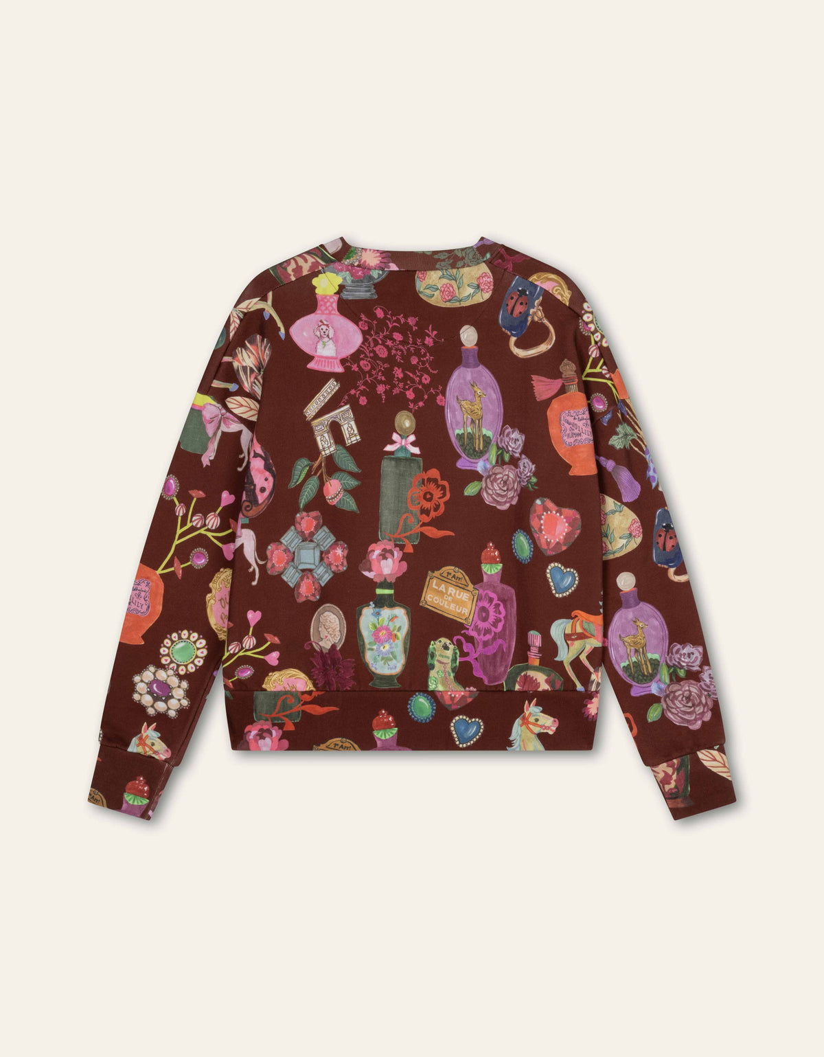 HELENA CREW SWEATER HOT CHOCOLATE | OILILY