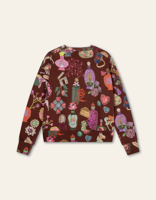 HELENA CREW SWEATER HOT CHOCOLATE | OILILY