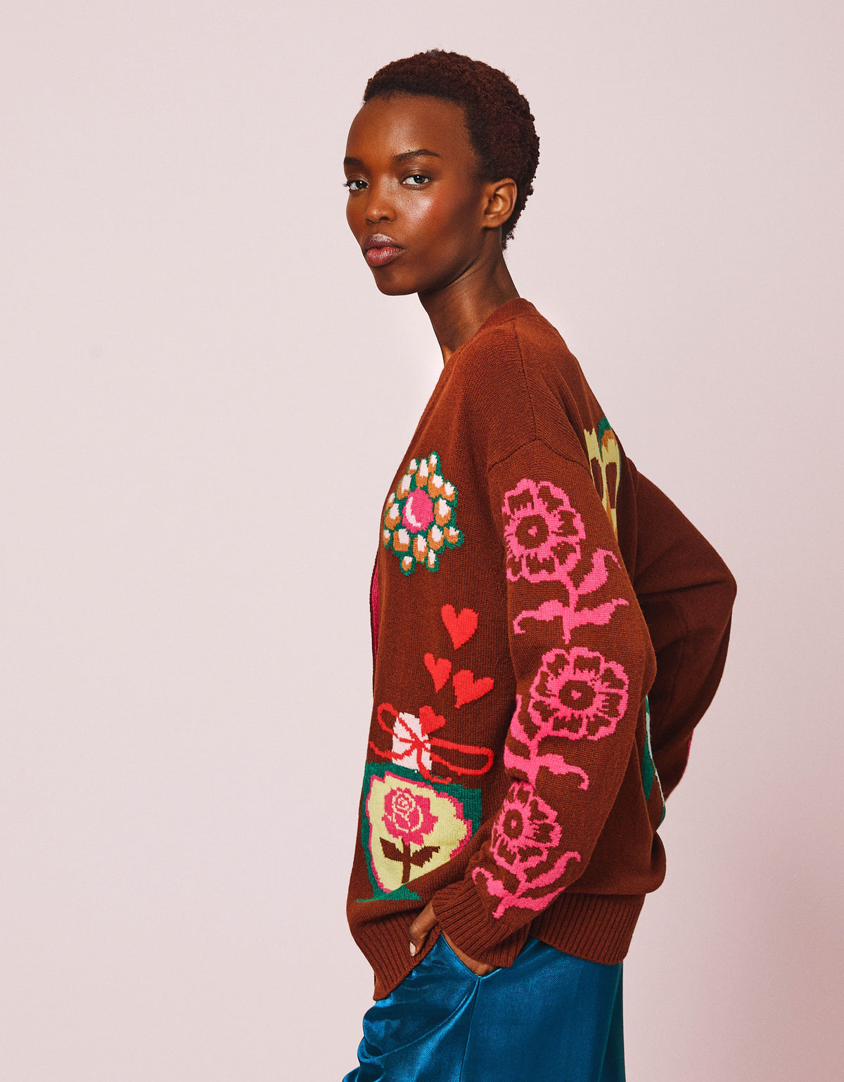 VYREL CARDIGAN BRISTOL BLUE | OILILY