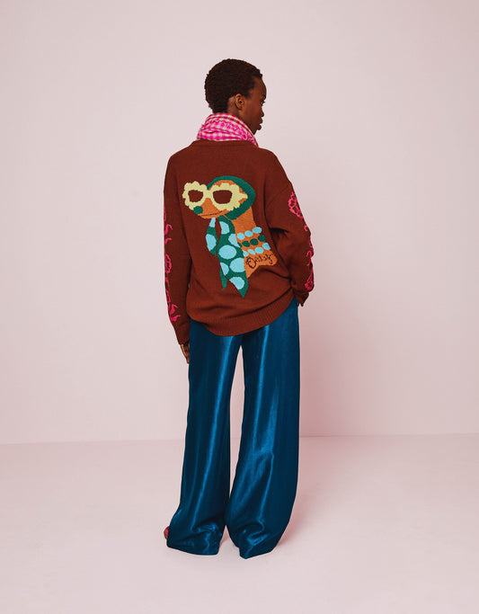 VYREL CARDIGAN BRISTOL BLUE | OILILY