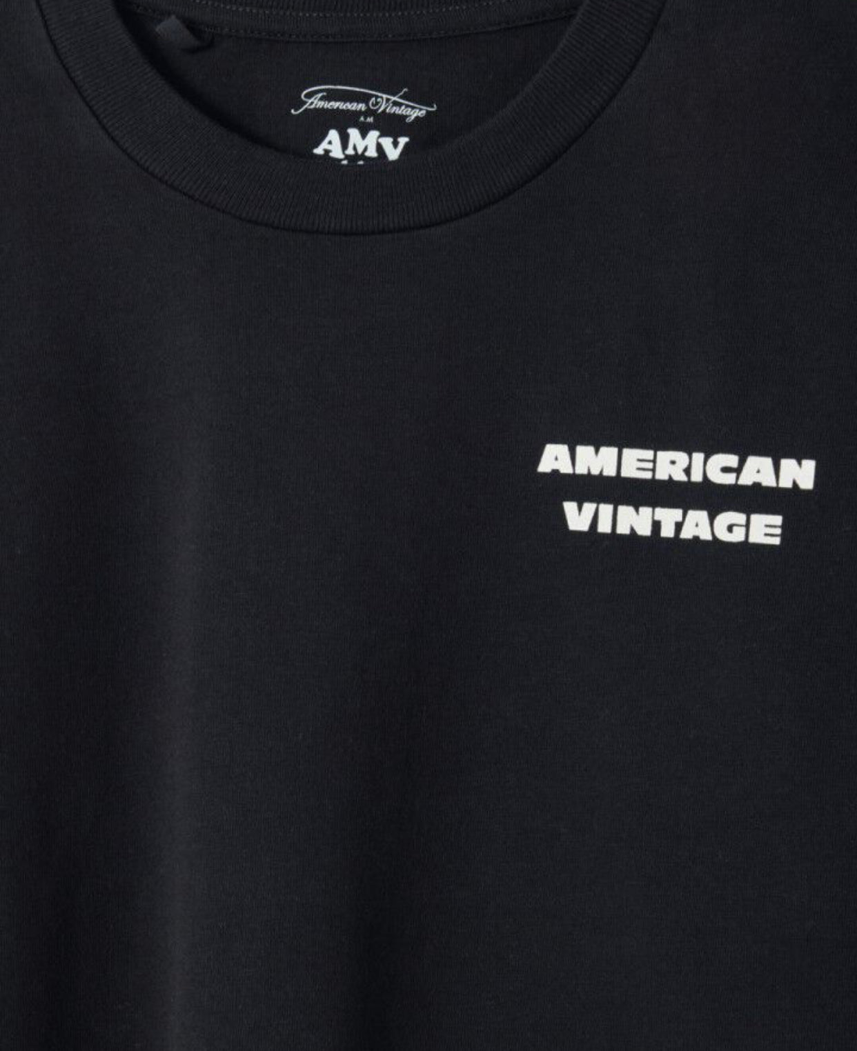 KINDER T-SHIRT FIZVALLEY ZWART | AMERICAN VINTAGE