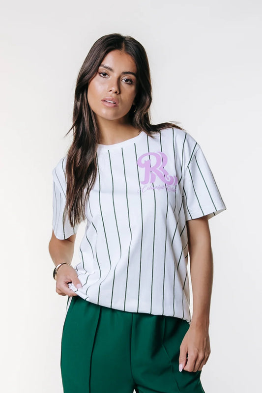 BASEBALL STRIPED TEE | COLOURFUL REBEL