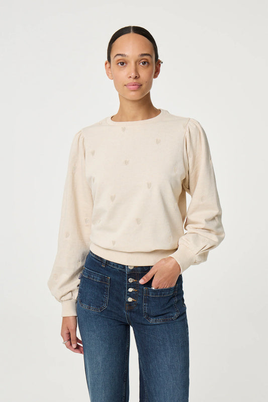 DINA SWEATER BEIGE | FABIENNE CHAPOT