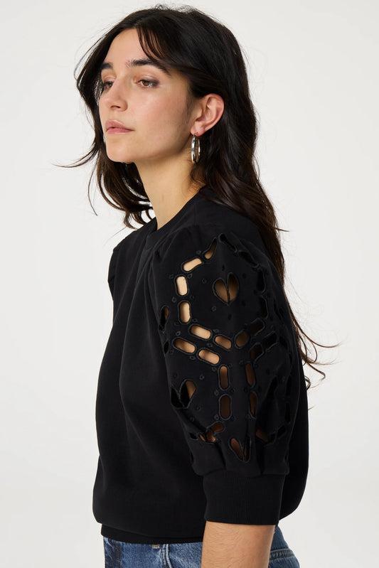 HENRIETTE SWEATER BLACK | FABIENNE CHAPOT