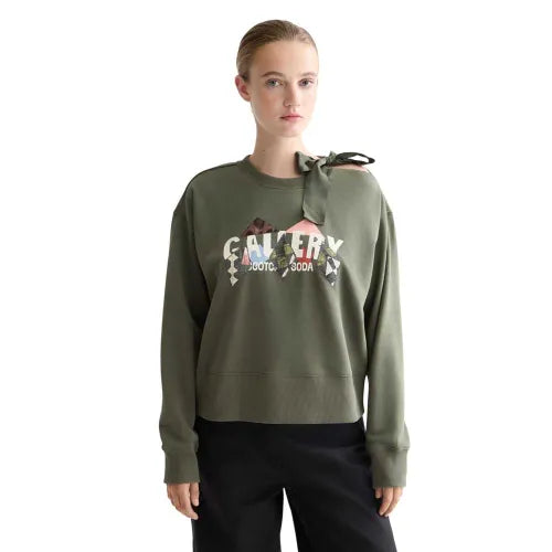 ELEVATED ARTWORK SWEATER THYME | SCOTCH & SODA