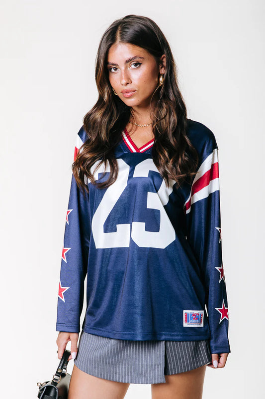 KAYLA FOOTBALL T-SHIRT | COLOURFUL REBEL