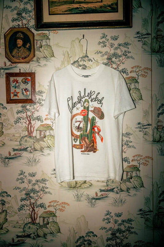 COWGIRL T-SHIRT | COLOURFUL REBEL