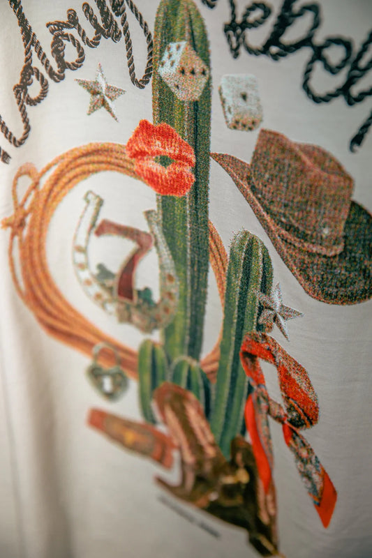 COWGIRL T-SHIRT | COLOURFUL REBEL