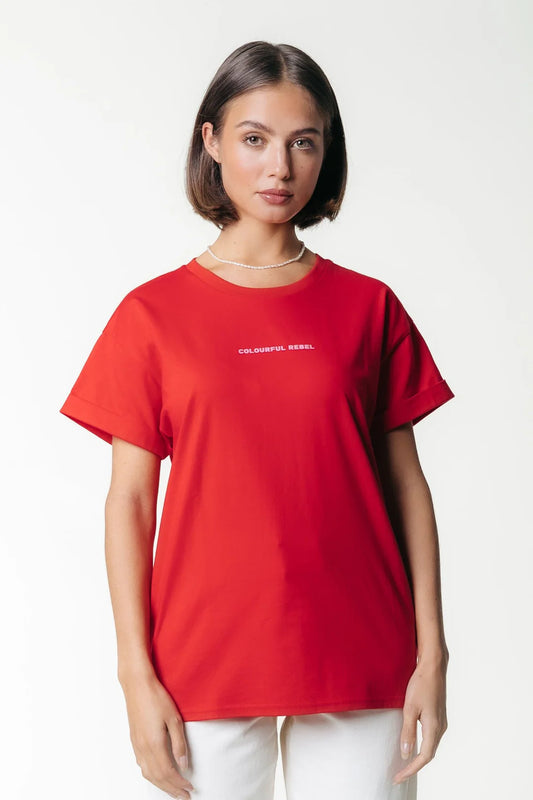 UNI LOGO BOXY TEE | COLOURFUL REBEL