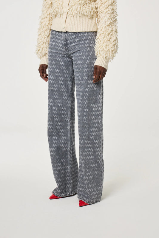 THEA WIDE LEG JEANS GREY | FABIENNE CHAPOT