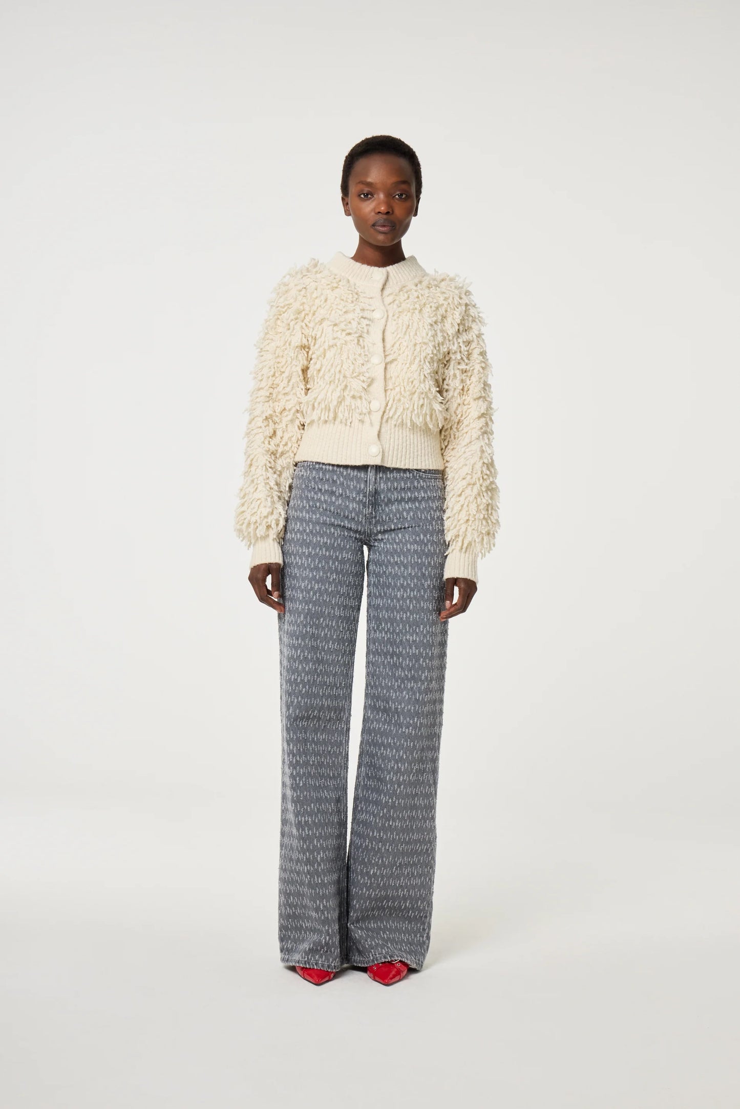 THEA WIDE LEG JEANS GREY | FABIENNE CHAPOT