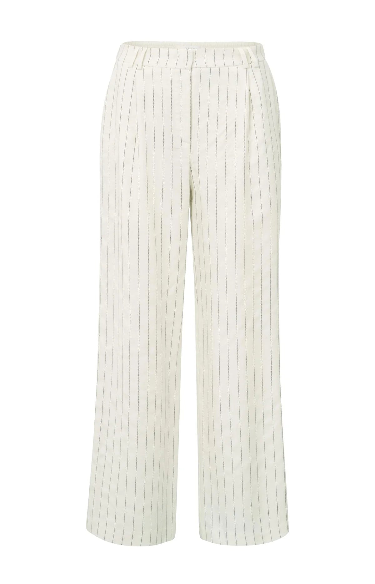 GESTREEPTE BROEK VAN LINNENMIX | YAYA