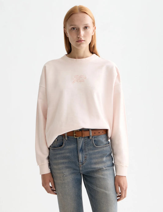 GARMENT DYE LOGO OVERSIZED SWEATSHIRT | SCOTCH & SODA