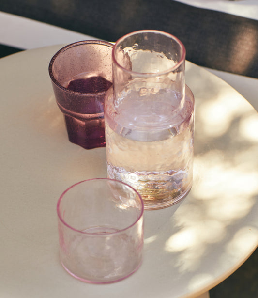 WATERGLAS TUBE BLUSH | HK LIVING