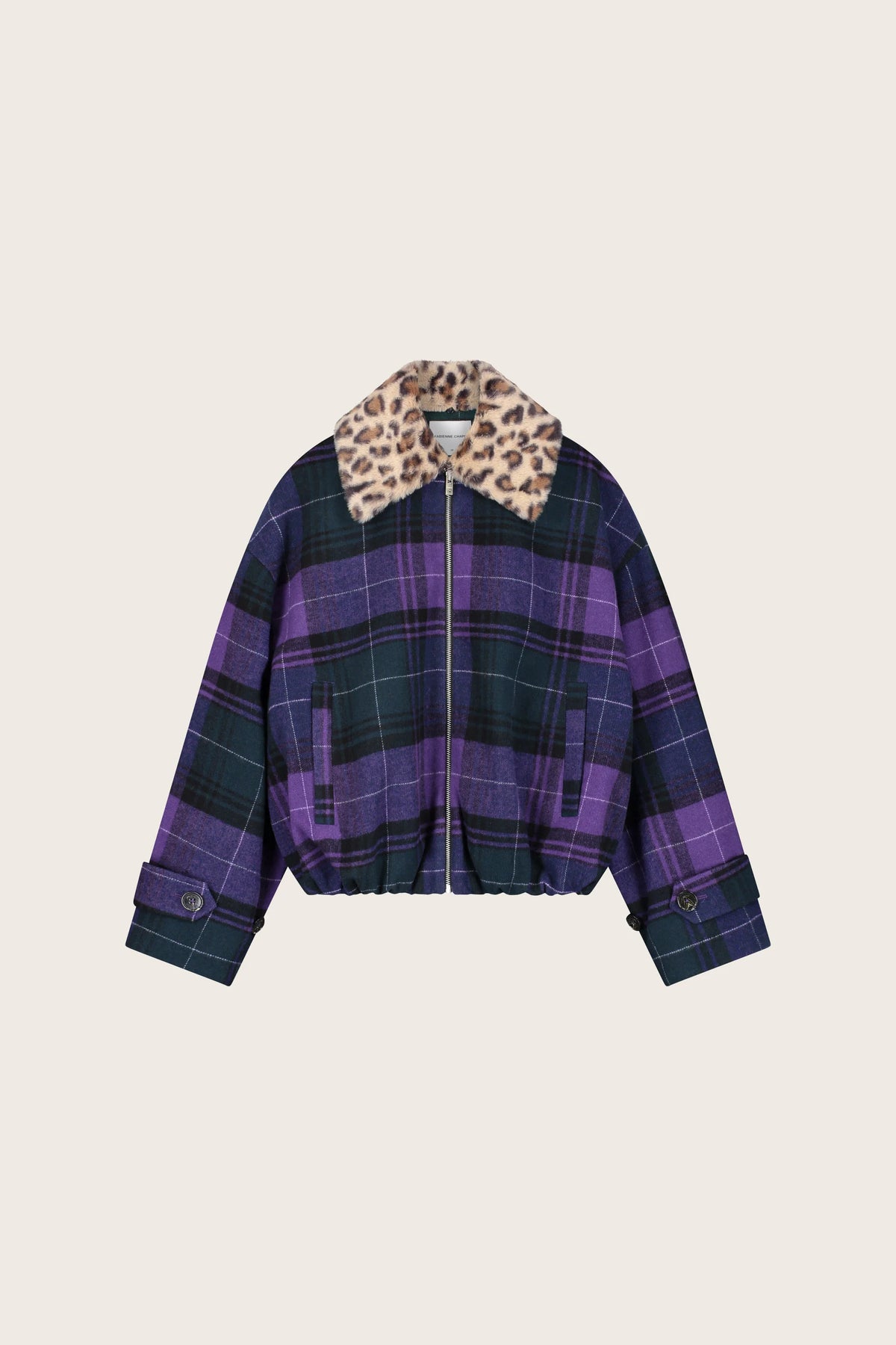 JAEL JACKET PURPLE GREEN | FABIENNE CHAPOT
